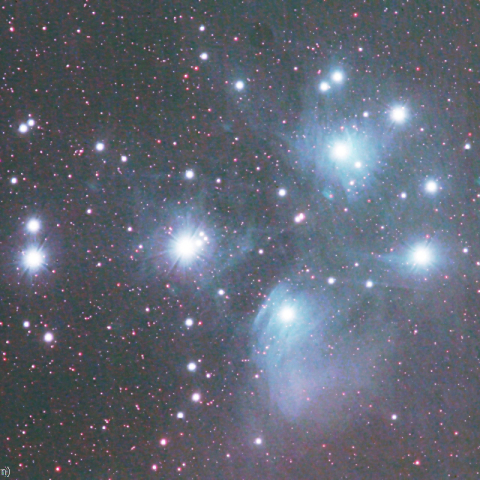 1.4倍エクステンダーによるプレアデス星団