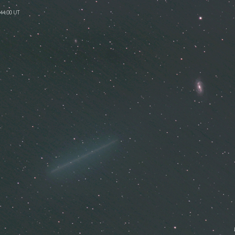 NGC2903に接近中の岩本彗星