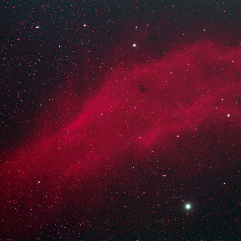 1.4倍エクステンダーによるカリフォルニア星雲