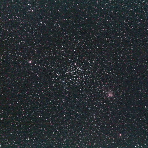 1.4倍エクステンダーによるM35とNGC5128