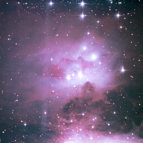 ランニングマン星雲（NGC1977）