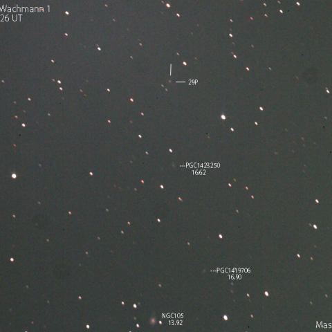 シュヴァスマン-ヴァハマン第1彗星：2019/11/29