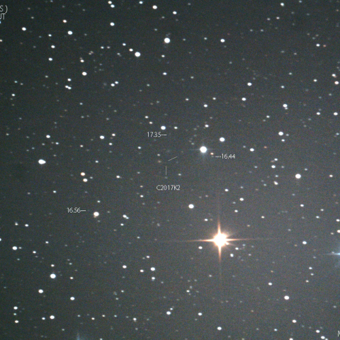 パンスターズ彗星(C/2017K2)：2020/01/22