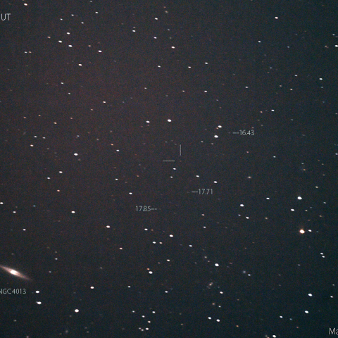 ムルコス彗星とNGC4013:2020/01/31