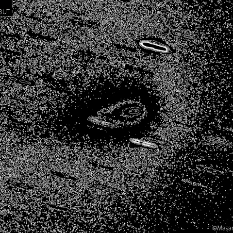 アトラス彗星(C/2019 Y4)のコントア処理