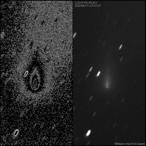 アトラス彗星(C/2019 Y4)の分裂核：2020/04/14