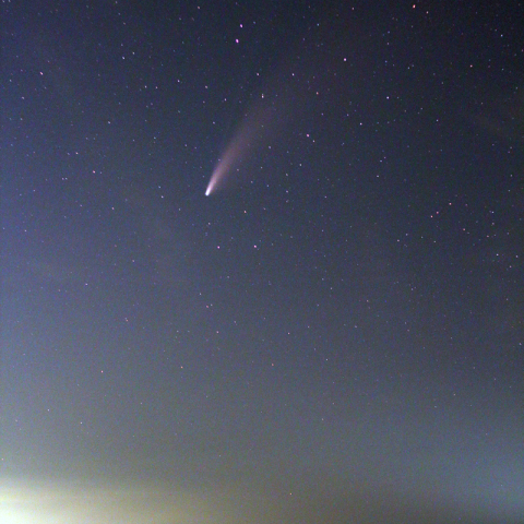 50mmによるネオワイズ彗星Ⅱ：2020/07/19
