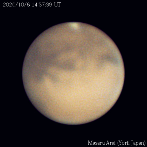 “準”大接近日の火星：2020/10/06