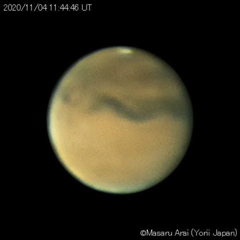 火星（可視光）：2020/11/04