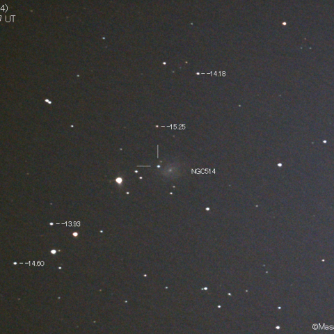 超新星 SN 2020uxz (NGC514)：2020/11/05