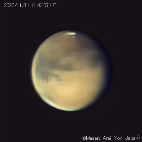 火星（可視光）：2020/11/11