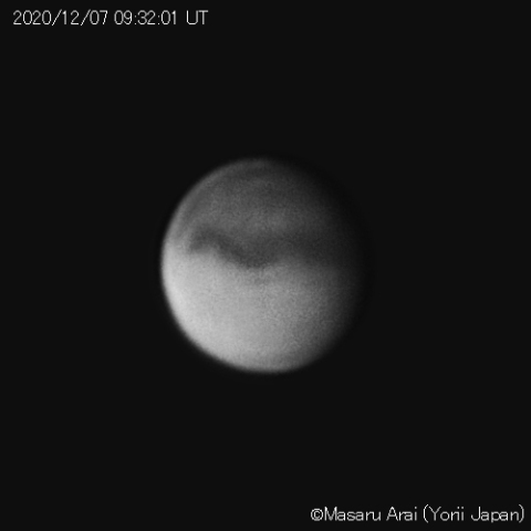 火星(赤外光)：2020/12/07
