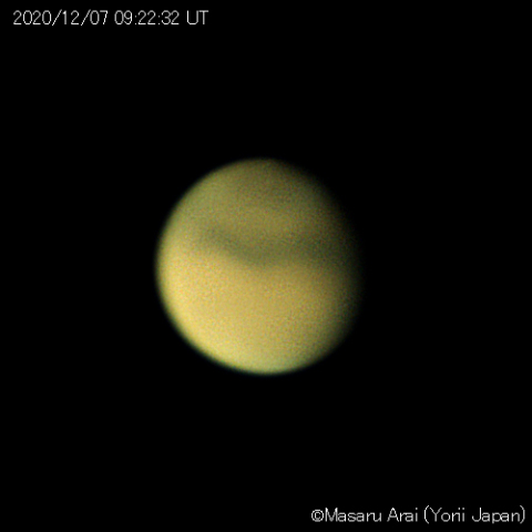 火星(可視光)：2020/12/07