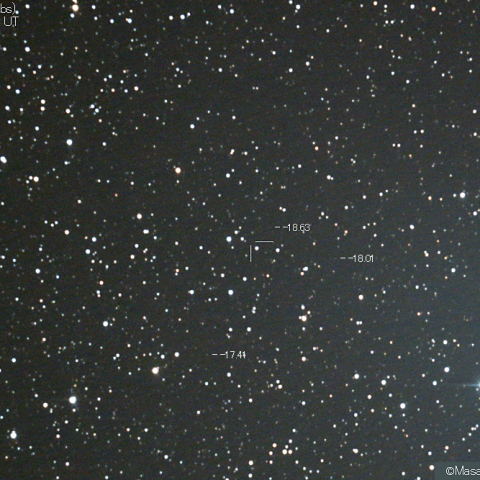 ラーセン彗星 (200P)の予報位置：2020/10/26