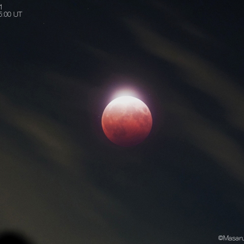 300mmによる皆既月食：2021/05/26