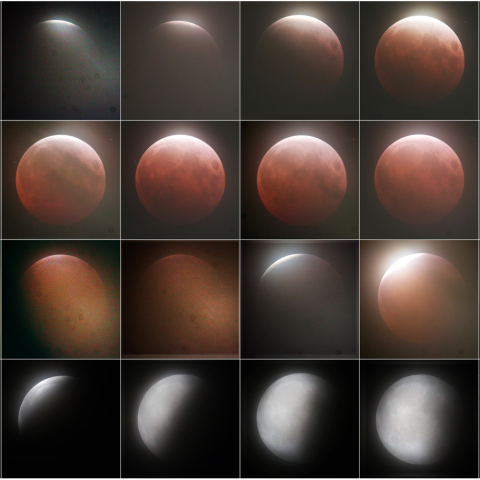 皆既月食の集合写真：2021/05/26