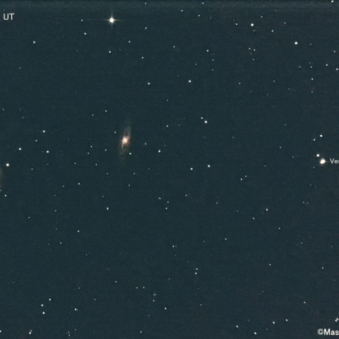 ベスタとM65, M66の接近：2021/06/09