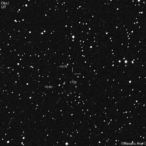 ラッセル第3彗星 (91P)の予報位置：2021/06/10