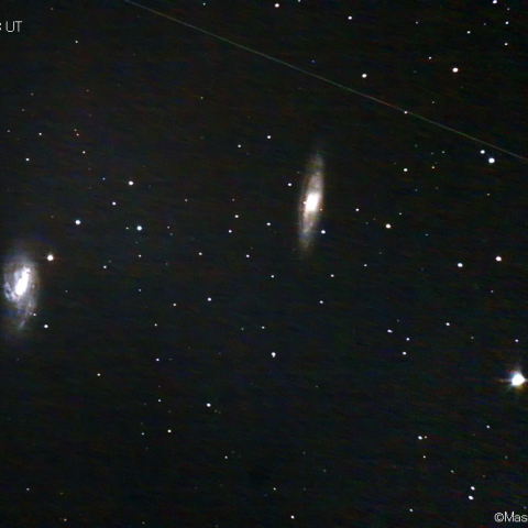 ベスタとM65, M66の大接近：2021/06/10