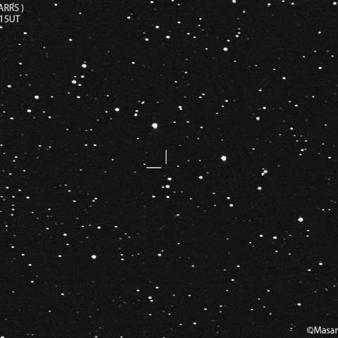 パンスターズ彗星 (C/2020S4)の予報位置：2021/11/05