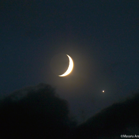 月と金星の接近：2021/11/08