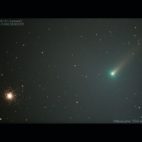 レナード彗星とM3：2021/12/03