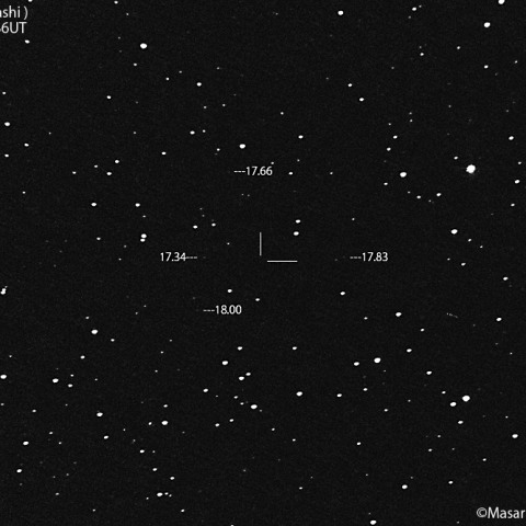 小林彗星( P1997B1 )の予報位置：2021/12/12