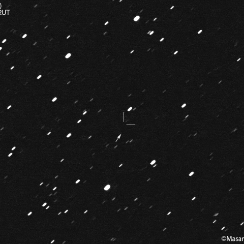 アトラス彗星 (P/2021Q5)の予報位置：2021/12/14