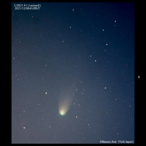 レナード彗星 (C/2021A1)：2021/12/22