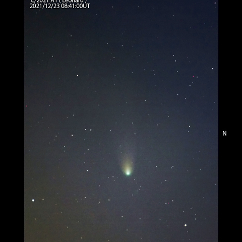 レナード彗星 (C/2021A1)：2021/12/23