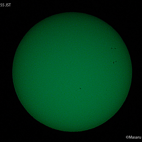 太陽黒点 : 2022/01/18