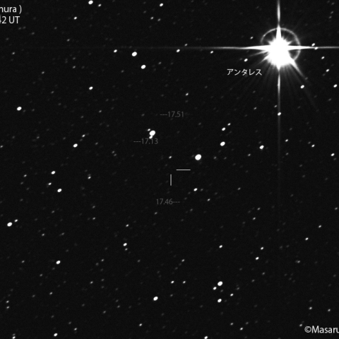 西村彗星の予報位置: 2022/02/05