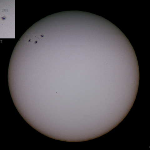 太陽黒点（RGB） : 2022/04/19