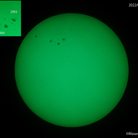 太陽黒点 : 2022/04/21