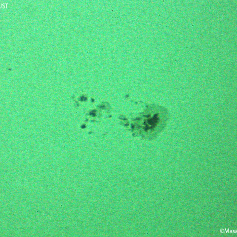 太陽黒点（拡大） : 2022/05/06