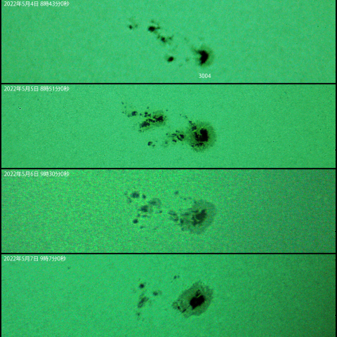活動領域3004の変化： 2022/05/03～08