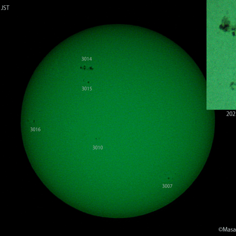 太陽黒点 : 2022/05/18