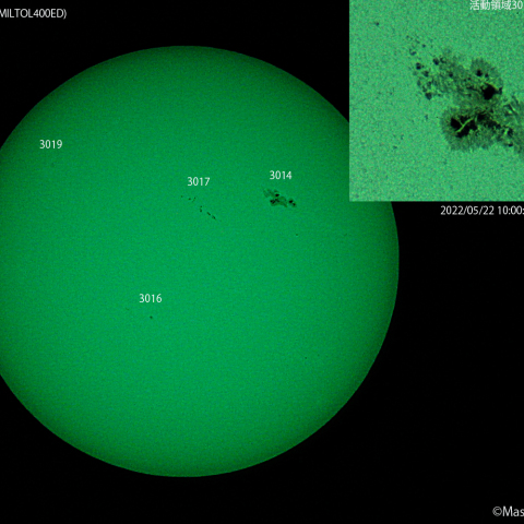 太陽黒点 : 2022/05/22