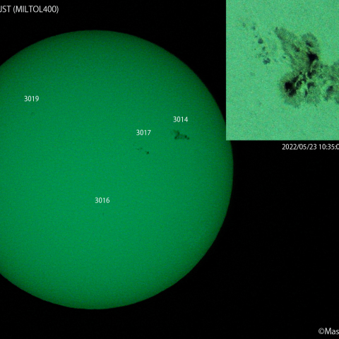 太陽黒点 : 2022/05/23