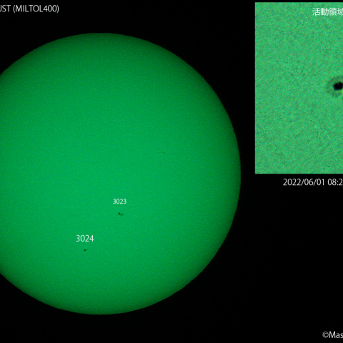 太陽黒点 : 2022/06/01