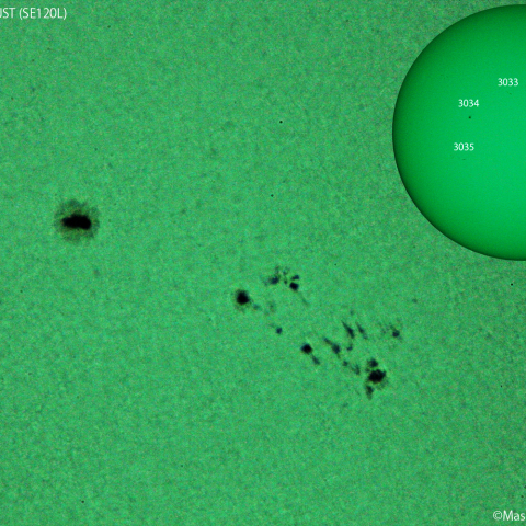 太陽黒点 : 2022/06/17