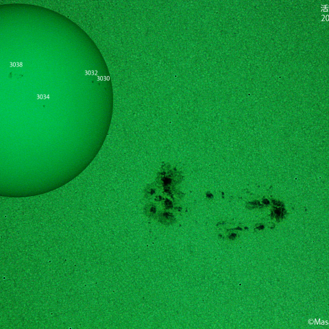 太陽黒点 : 2022/06/20