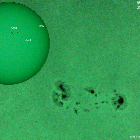 太陽黒点 : 2022/06/21