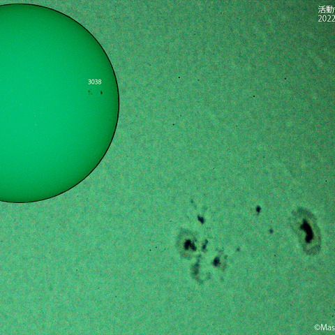 太陽黒点 : 2022/06/24