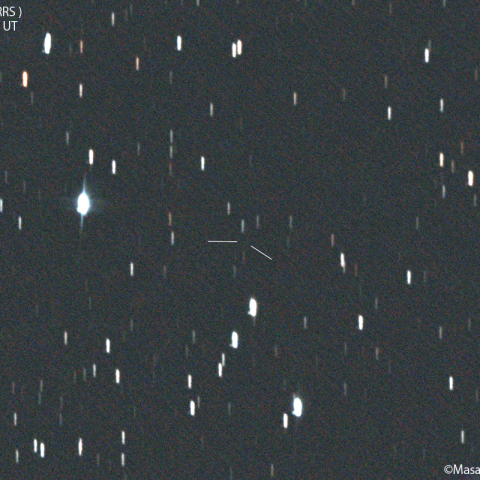 パンスターズ彗星 (C/2020U5)の予報位置：2022/08/18