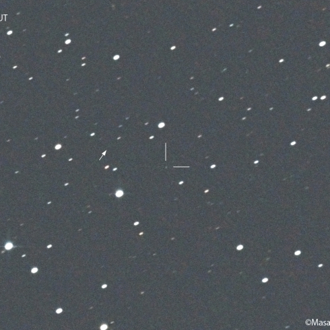 増光したティヒー彗星 (196P):2021/10/29