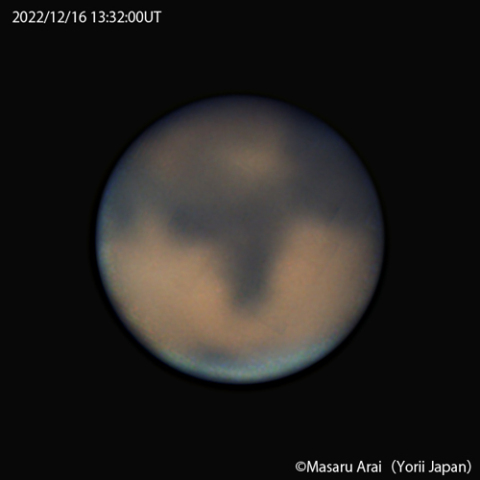 火星（可視光）：2020/12/16