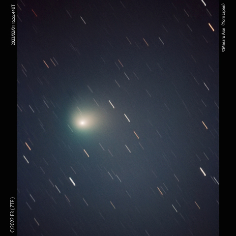 地球最接近中のズィーティーエフ彗星：2023/02/02