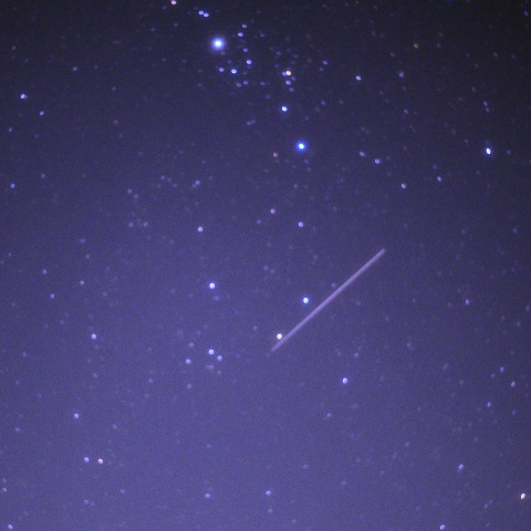 PER座流星群か？ 「だいち」だ。 〈 2023/ 8/14 〉