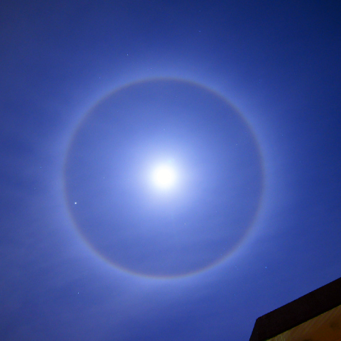 満月と暈
